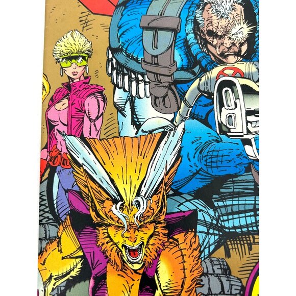 X-Force 1 Marvel Comic Book Graphic August 1991 Vol. 1 Second Print Collectible - Picture 9 of 11